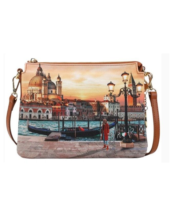  Ynot - Borsa Donna con tre scomparti Yesbag
