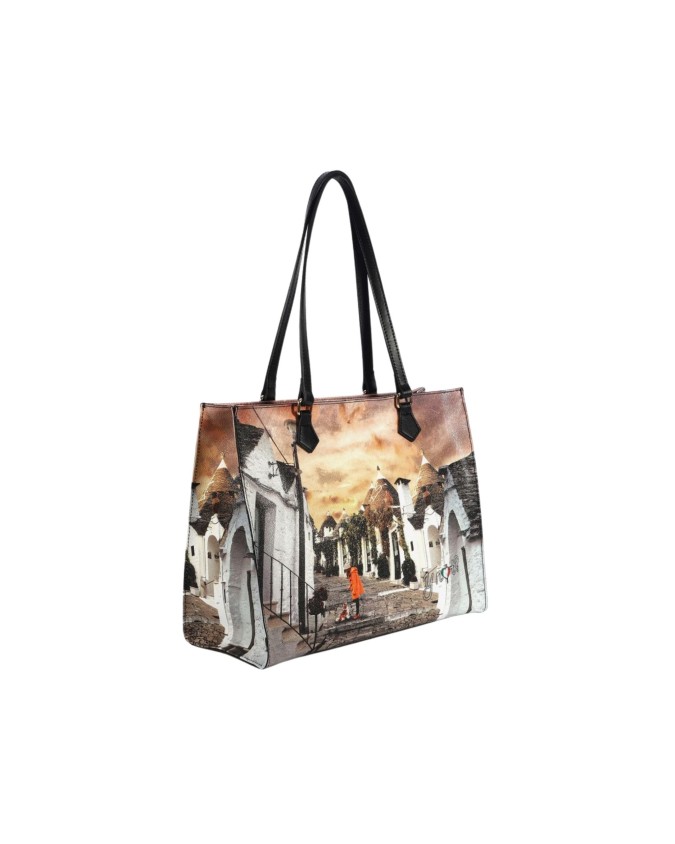  Ynot - Borsa Donna con tasca sul retro Yesbag
