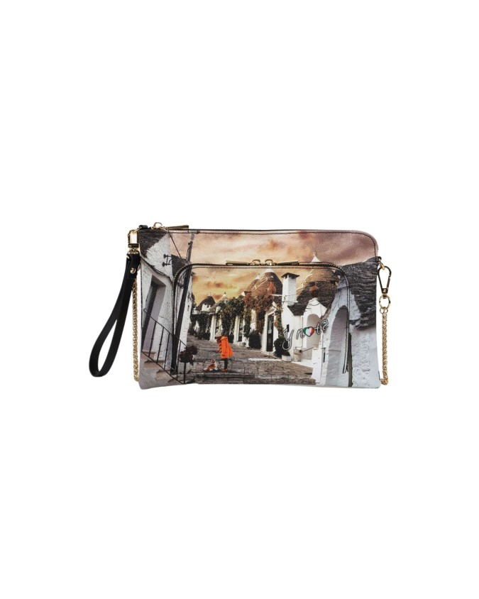  Ynot - Clutch Donna con tasca posteriore Yesbag
