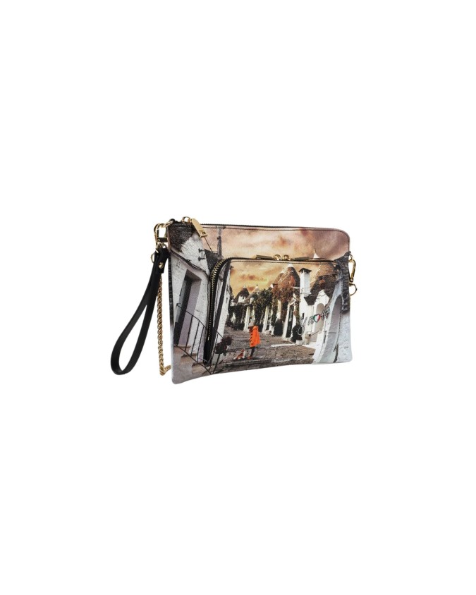  Ynot - Clutch Donna con tasca posteriore Yesbag