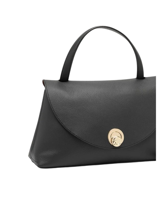  Coccinelle - Borsa a mano con tracolla e patta in pelle Tg. 