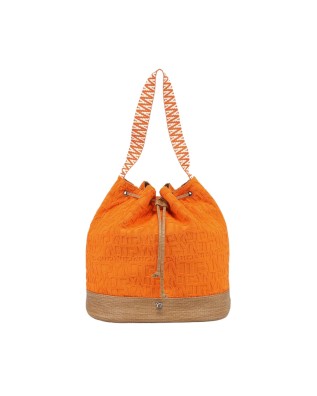  Ynot- Borsa Donna a secchiello in tessuto Sponge