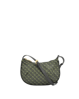  Gherardini - Borsa a tracolla mini con zip dorata in tessuto