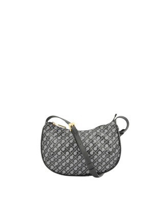  Gherardini - Borsa a tracolla mini con zip dorata in tessuto