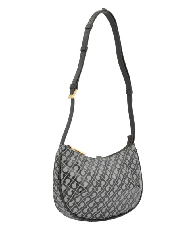 Gherardini - Borsa a tracolla con zip dorata