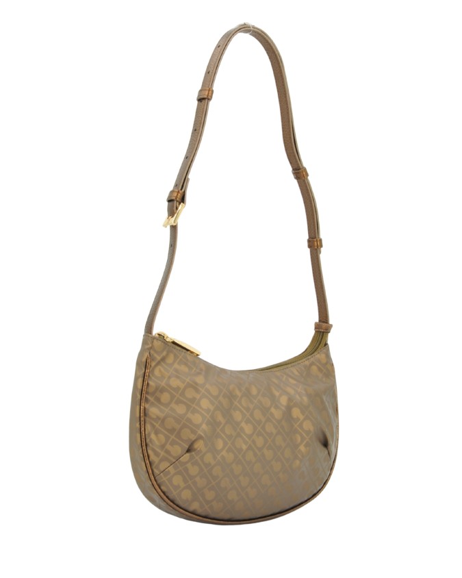 Gherardini - Borsa a tracolla con zip dorata