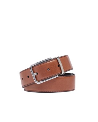  The Bridge - Cintura in pelle uomo reversibile bicolore