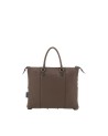Gabs - G3 PLUS Convertible Leather Tote, Size M, with "Trip" Print