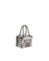 Gabs - G3 PLUS Convertible Leather Tote, Size M, with "Trip" Print