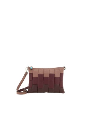 Gabs - Ilia Bull Black tricolor gradient leather shoulder...
