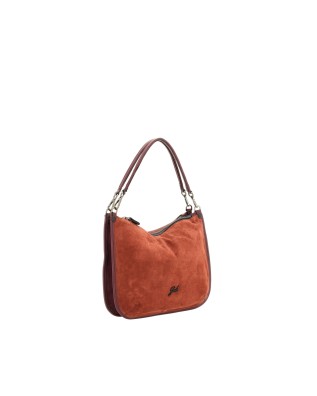  Gabs - Borsa shopping in pelle scamosciata e martellata Tg.  2