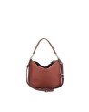  Gabs - Borsa shopping in pelle scamosciata e martellata Tg. 