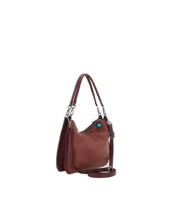  Gabs - Borsa shopping in pelle scamosciata e martellata Tg. 