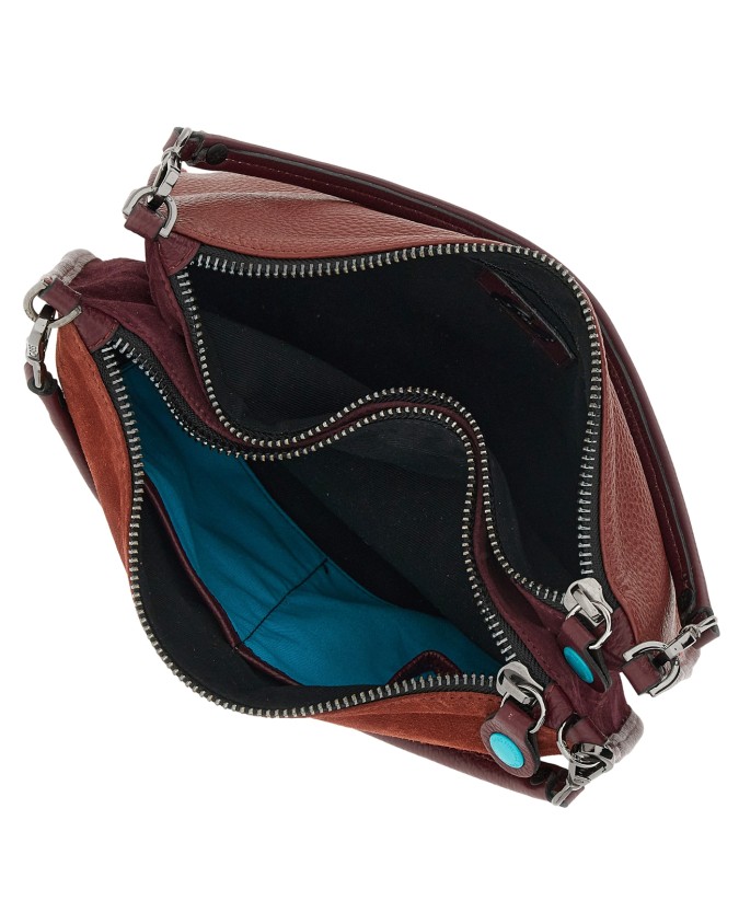  Gabs - Borsa shopping in pelle scamosciata e martellata Tg. 