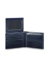 Piquadro - Portafoglio uomo in pelle con tasca trasparente e volantino
