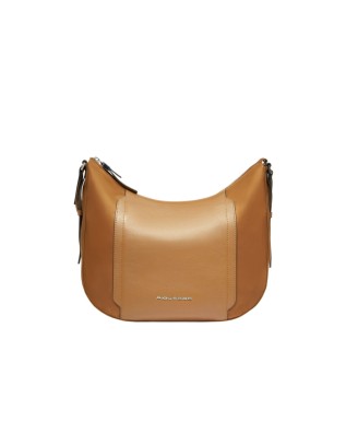  Piquadro - Borsa a tracolla donna in pelle e tessuto riciclato