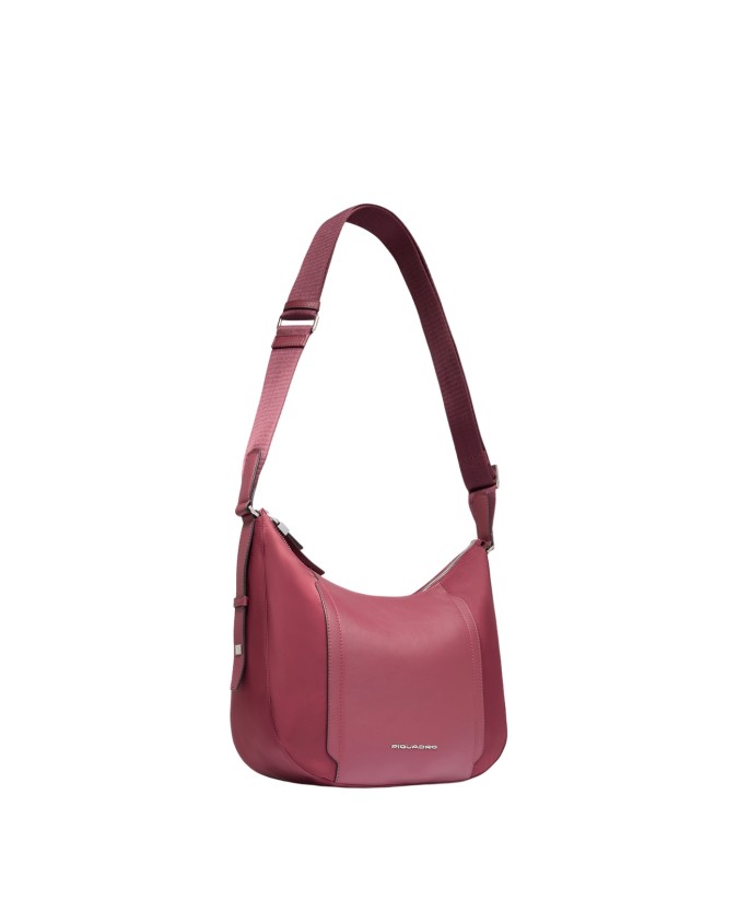 Piquadro - Women's shoulder bag made of leather and recycled