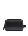 Piquadro - Leather makeup bag with a double zipper