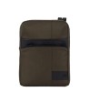  Piquadro - Borsello porta iPad Mini in pelle e tessuto