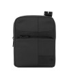  Piquadro - Borsello porta iPad Mini in pelle e tessuto