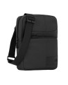 Piquadro - iPad-Mini-Tasche aus Leder und Stoff