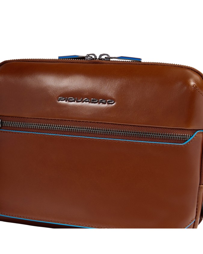  Piquadro - Borsello orizzontale in pelle uomo porta iPad®mini
