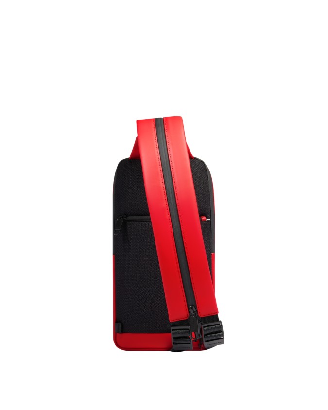  Piquadro - Monospalla uomo in tessuto gommato Piquadro per
