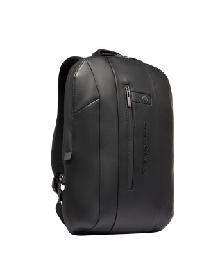  Piquadro - Zaino uomo in pelle porta pc 15.6'' con espansione 2