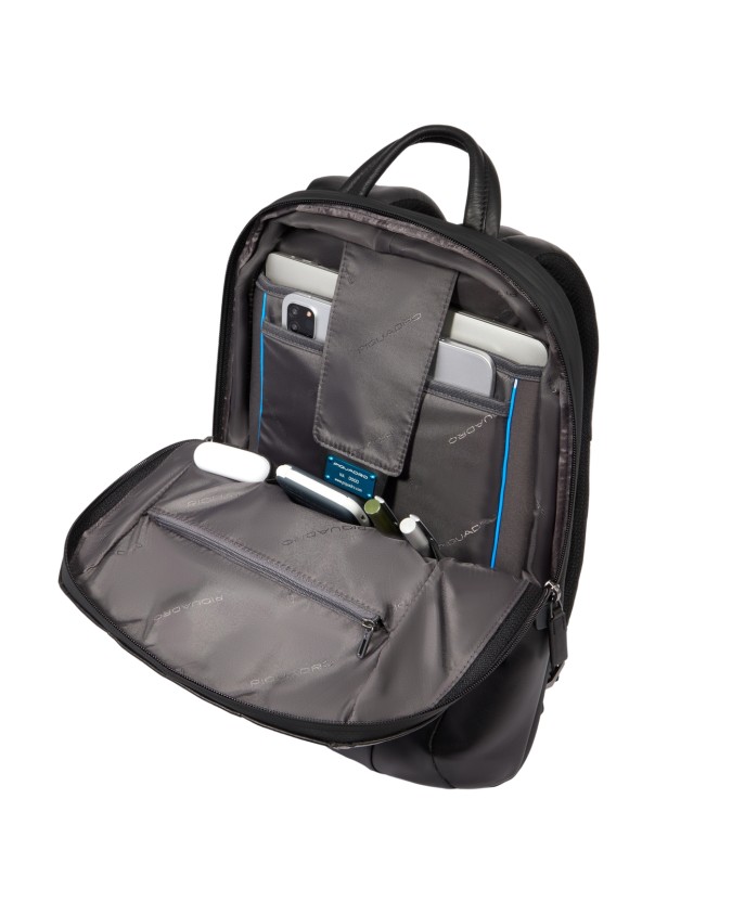 Piquadro - Men's leather backpack...