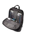 Piquadro - Men's leather backpack with space for a 15.6-inch laptop and expansion compartment