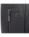 Piquadro - Herrenrucksack aus Leder mit Platz für einen 15,6-Zoll-Laptop und Erweiterungsmöglichkeit