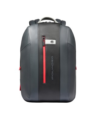  Piquadro - Zaino uomo in pelle porta pc 15.6'' con espansione