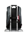 Piquadro - Men's leather backpack with space for a 15.6-inch laptop and expansion compartment