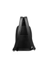 Piquadro - Einseitiger Herrenrucksack aus Leder mit zwei Fächern für das iPad Mini