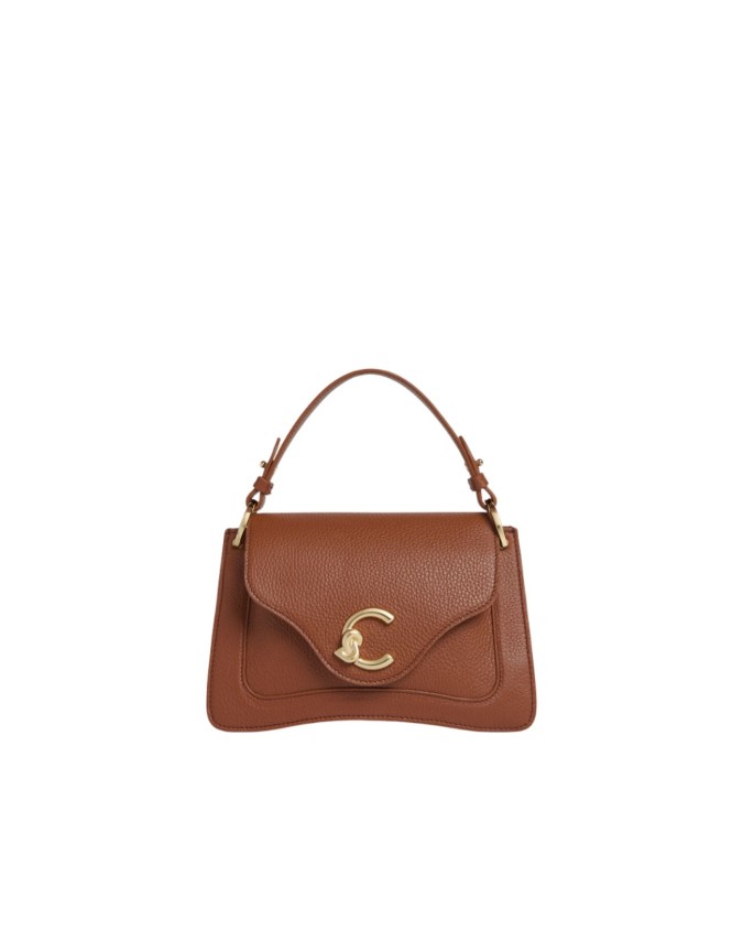  Coccinelle – Borsa a mano in pelle con patta piccola C-ME