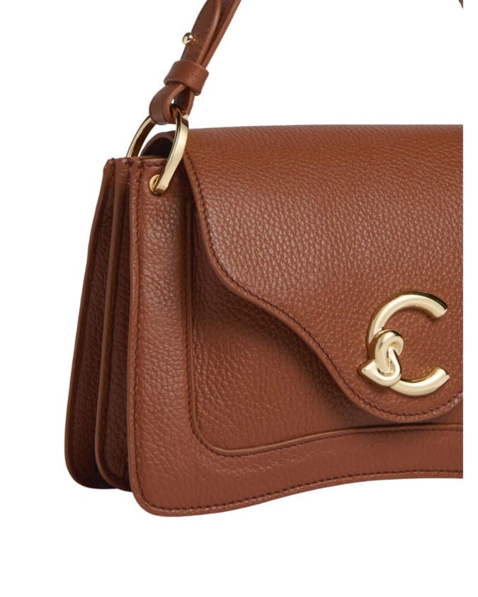  Coccinelle – Borsa a mano in pelle con patta piccola C-ME