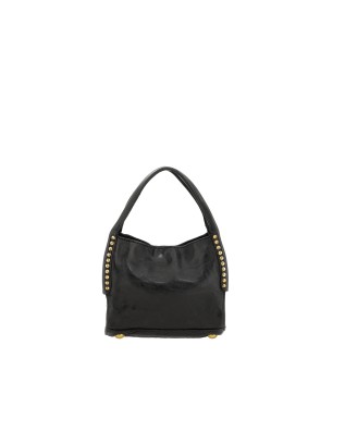  Campomaggi – Mini Borsa shopping in pelle con rivetti Lara