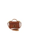 Campomaggi - Borsa a tracolla small in pelle con logo retro