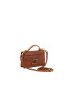  Campomaggi - Borsa a tracolla small in pelle con logo retro