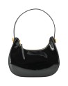  Gianni Chiarini - Borsa a spalla mezzaluna in pelle lucida con