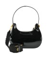  Gianni Chiarini - Borsa a spalla mezzaluna in pelle lucida con