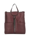 Gianni Chiarini - Damenrucksack aus Leder mit großen Fronttaschen Giada