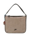  Gabs - Borsa shopping in pelle scamosciata e martellata Tg. 