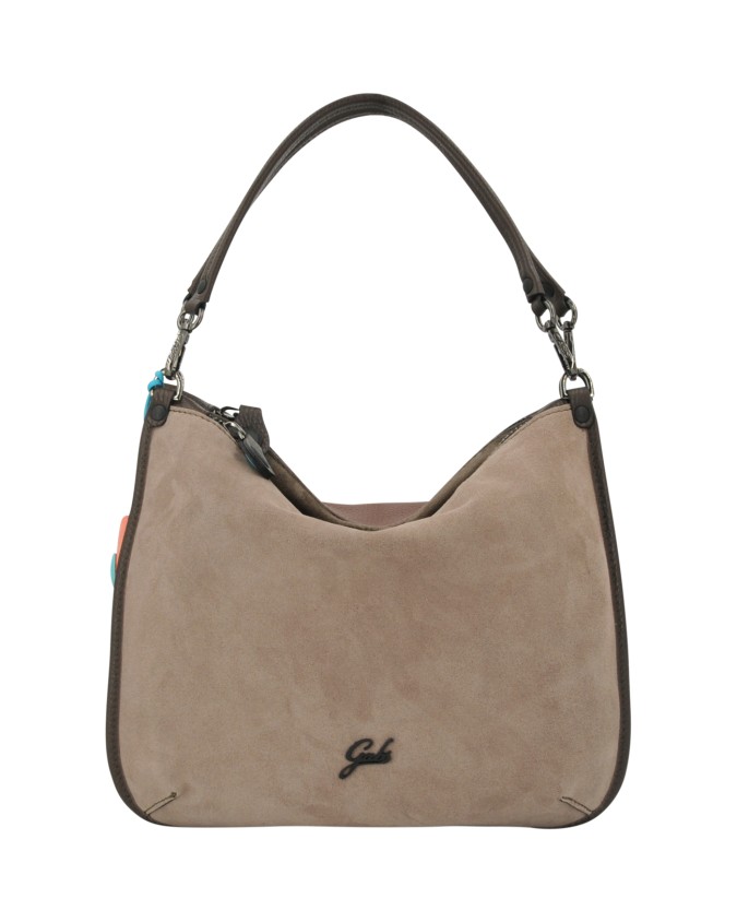  Gabs - Borsa shopping in pelle scamosciata e martellata Tg. 