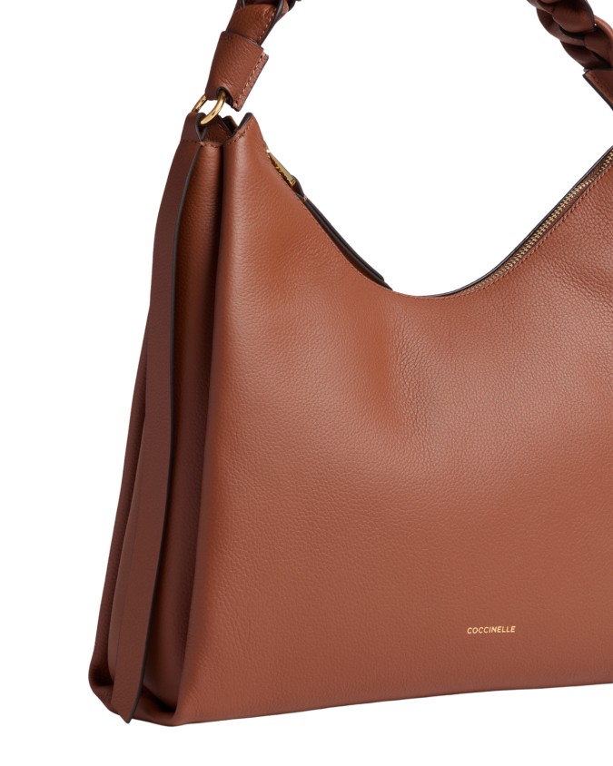 Coccinelle – Borsa a spalla in pelle media Boheme