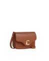  Coccinelle – Borsa a tracolla in pelle con patta C-ME
