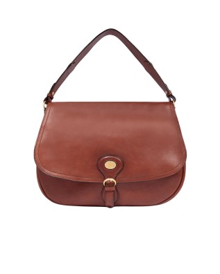 The Bridge - Isadora Large Leather Shoulder Bag with...