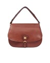 The Bridge - Isadora Large Leather Shoulder Bag with Front Flap