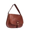 The Bridge - Isadora Large Leather Shoulder Bag with Front Flap