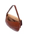 The Bridge - Isadora Large Leather Shoulder Bag with Front Flap